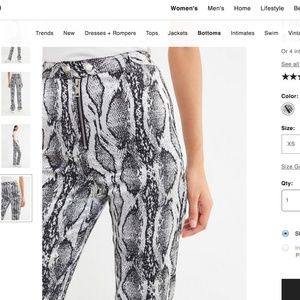 I.AM.GIA Snakeskin Pants